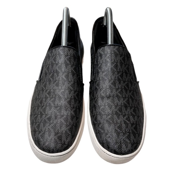 | Michael Kors | Black Keaton Logo Slip-On Casual Luxury Sneaker - 9.5 - Picture 3 of 8